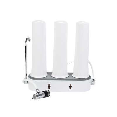 Triple Stage Counter Top Water Filter
